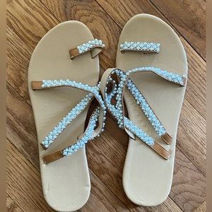 Women’s size 9 sandals. Never worn.